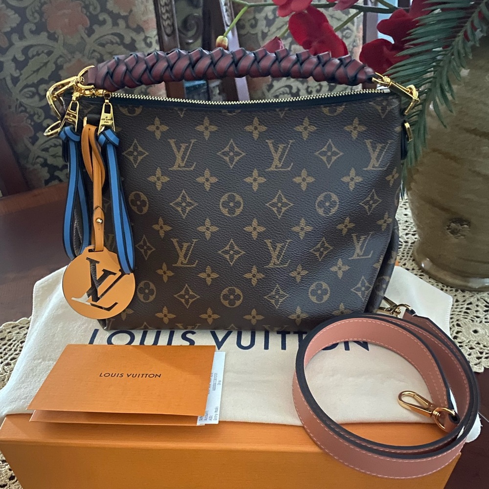 Louis Vuitton Beauborg Hobo Monogram Braid M55090